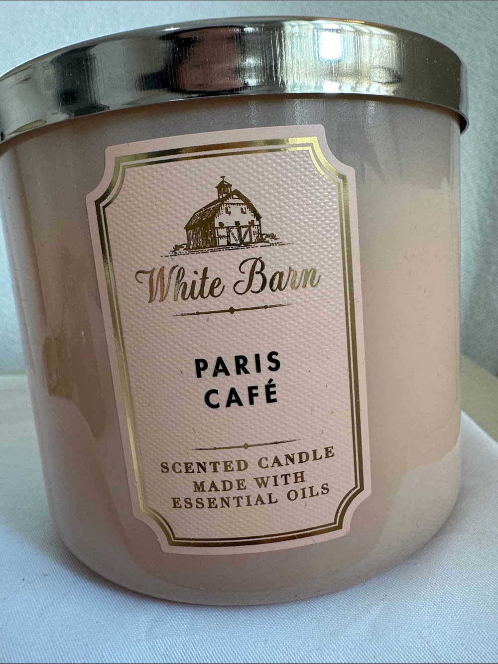 White Barn Paris Café Scented Candle - bath and body works nwt